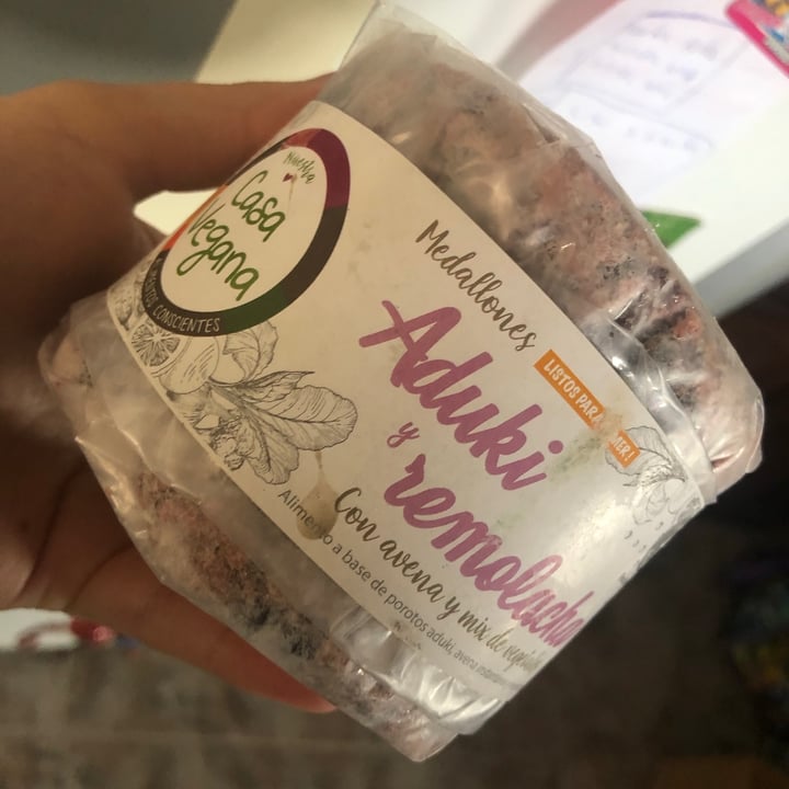 review photo of Casa Vegana Medallones de Aduki y Remolacha shared by @micaeladonofrio7 on 05 Aug 2020 - review