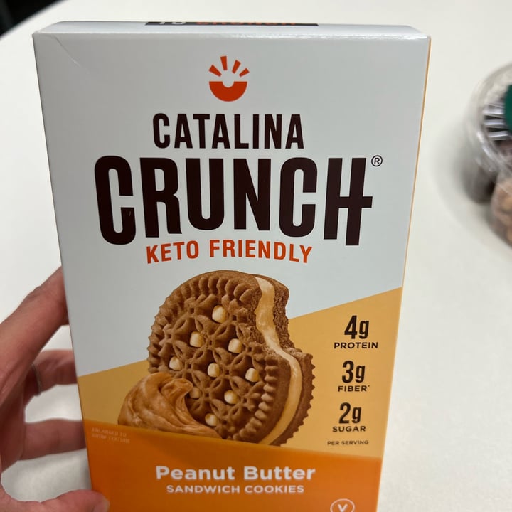photo of Catalina Crunch Peanut Butter Keto Sandwich Cookies shared by @berryveganplanet on  31 Aug 2022 - review