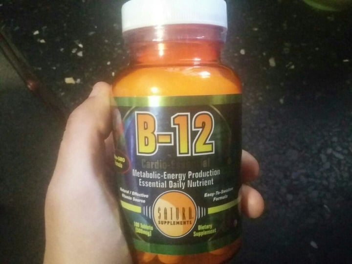 photo of Saturn Supplements B12 shared by @milavgan on  20 Feb 2020 - review