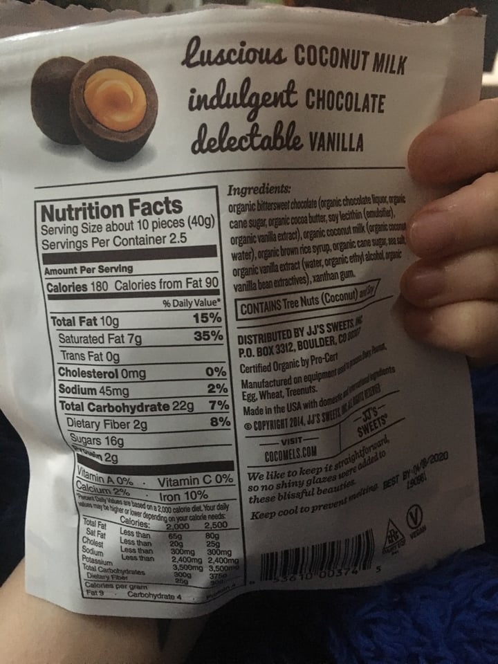 review photo of Cocomels Chocolate Covered Coconut Milk Caramels shared by @smash0the0pumpkins on 17 Feb 2020 - review