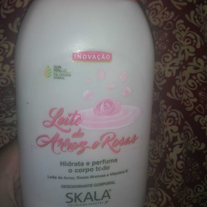 review photo of Skala Desodorante Corporal Laite de Arroz e Rosas shared by @brunacunha on 13 Dec 2021 - review