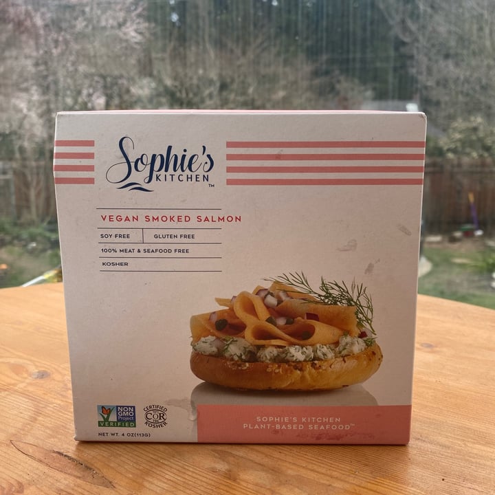 photo of Sophie's Kitchen Vegan Smoked Salmon shared by @knorthway on  12 Mar 2022 - review