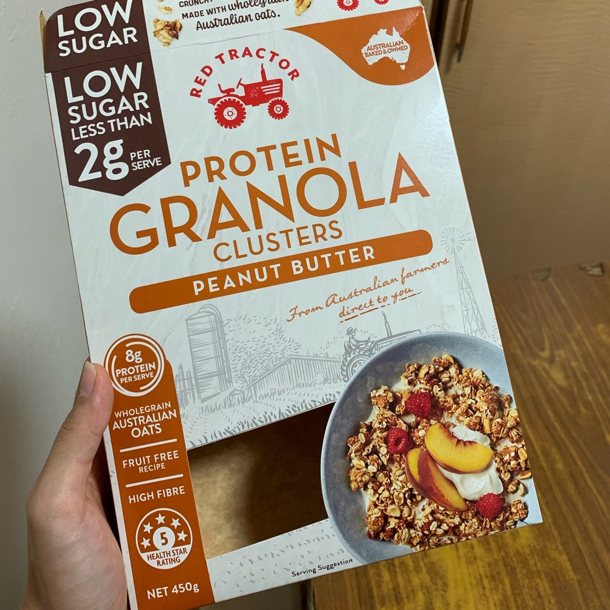 Red Tractor Foods peanut butter protein clusters Reviews abillion