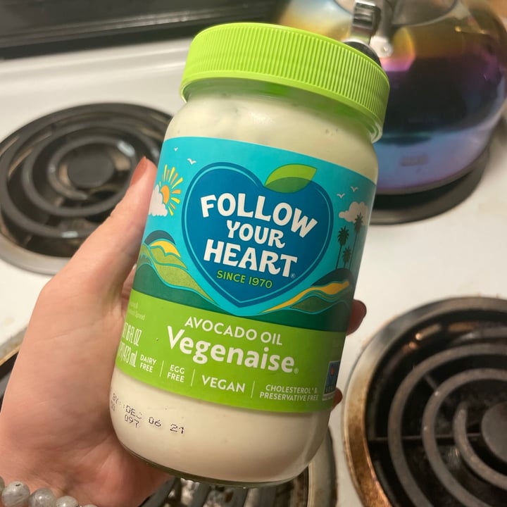photo of Follow Your Heart Avocado Oil Veganaise shared by @beepeachiee on  12 Jul 2021 - review