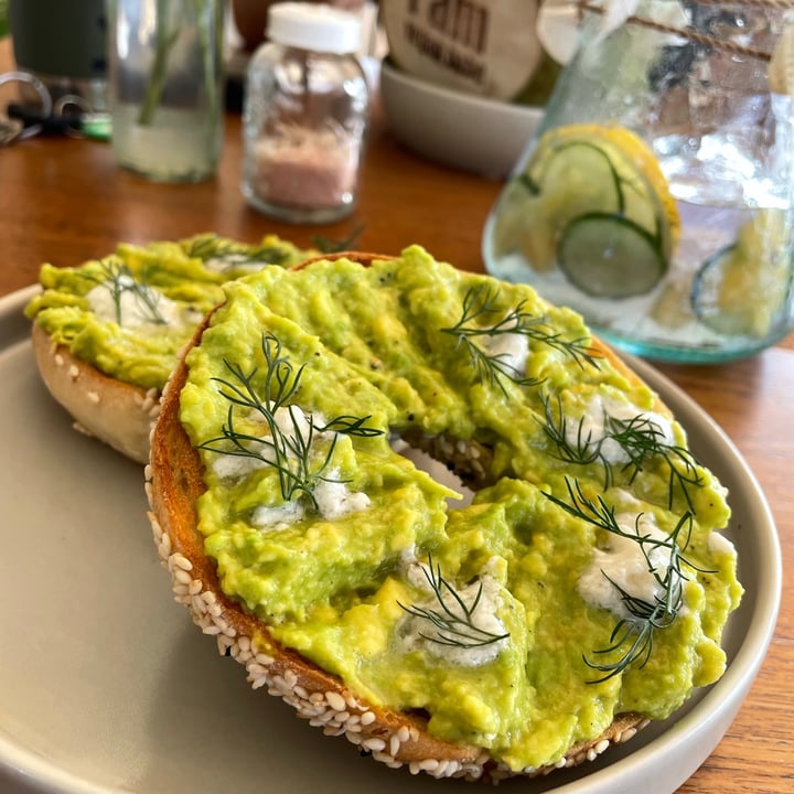 photo of I Am Vegan Babe Cafe Gold Coast Bagel shared by @pravda on  23 Apr 2021 - review