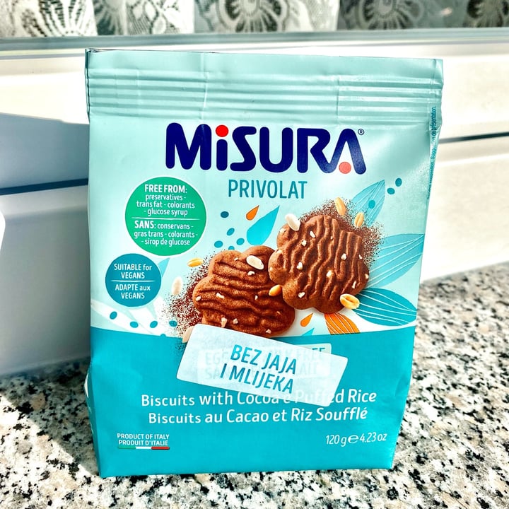 photo of Misura Biscuits With Cocoa And Puffed Rice - Privolat shared by @itsanavi on  15 Dec 2021 - review