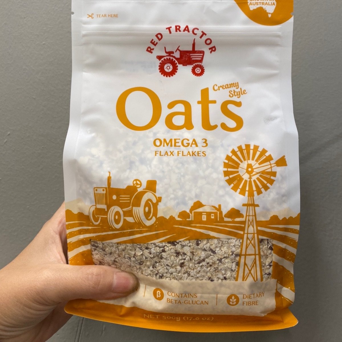 Red Tractor Foods Oats Omega 3 Flax Flakes Reviews abillion