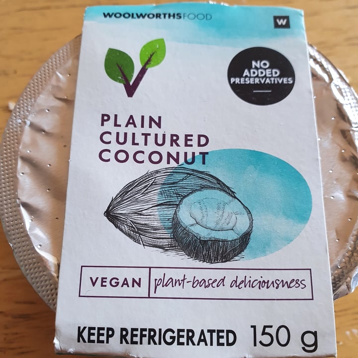 photo of Woolworths Food Plain Cultured Coconut shared by @roxy on  16 Jun 2021 - review