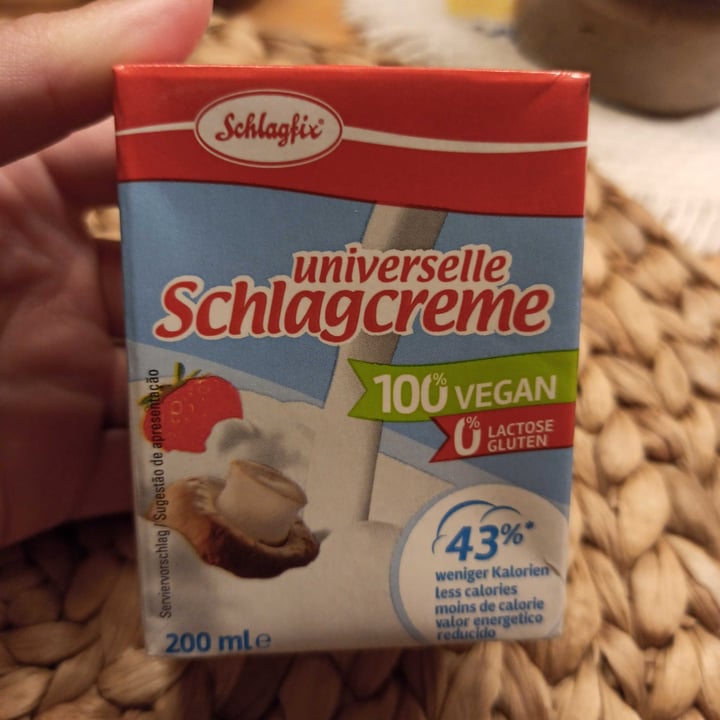 photo of Schlagfix Universelle Schlagcreme shared by @identidadviajera on  28 Aug 2020 - review
