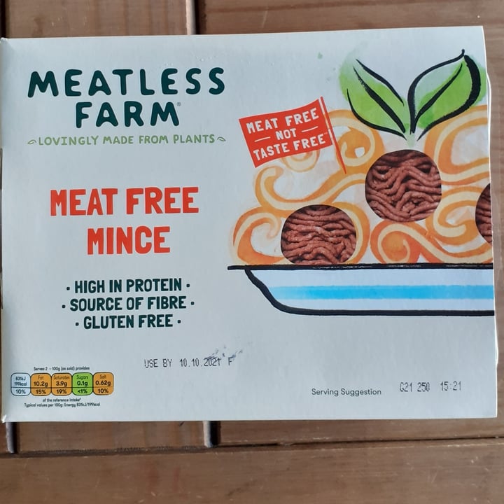 photo of Meatless Farm Meat Free Ground Mince shared by @lucylou77 on  03 Oct 2021 - review