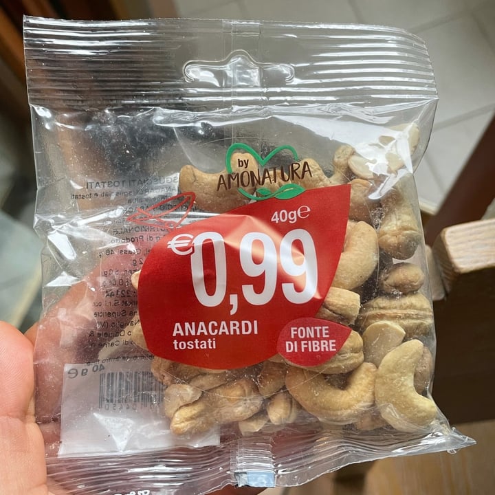 photo of Amonatura Frutta Snack Anacardi shared by @ileeem on  05 Aug 2022 - review