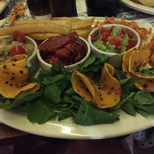 Photo of the dish “Berenjenas y salsas”