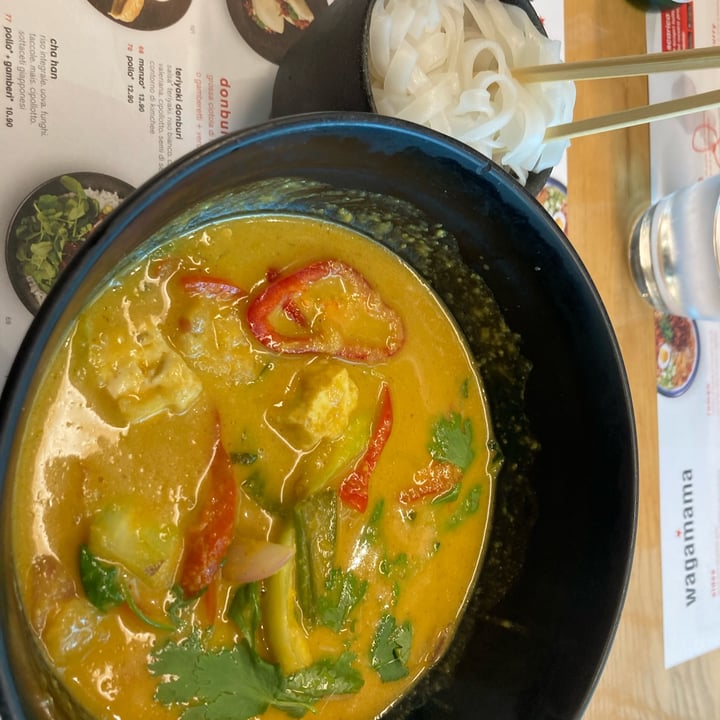 photo of Wagamama Nikko curry yasai tofu shared by @annaterr on  08 Jul 2022 - review