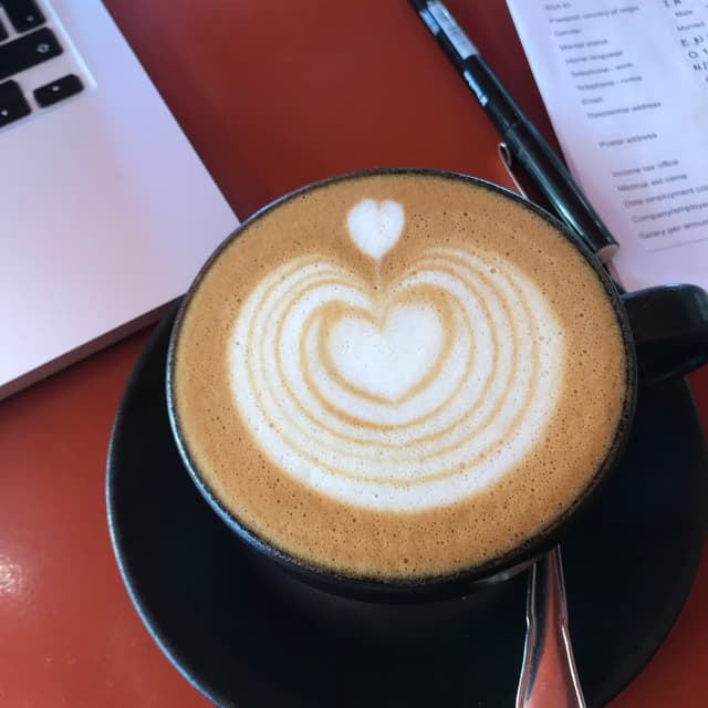 Foto do prato “Almond Cappuccino”