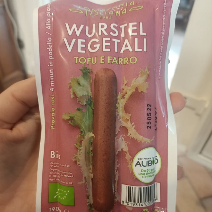 review photo of Albio Würstel vegetali tofu e farro shared by @lunacy on 07 Apr 2022 - review