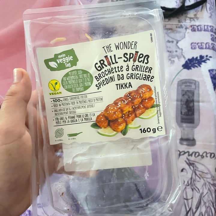 photo of Mein Veggie Tag The wonder Grillspieß tikka shared by @nebbia on  08 Aug 2022 - review