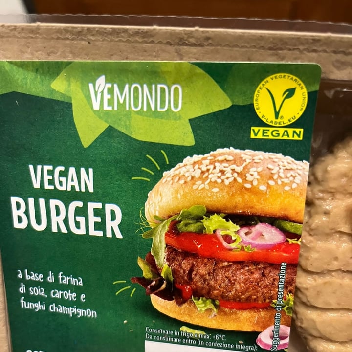 photo of Vemondo Vegan Burger shared by @mati13 on  26 Nov 2022 - review
