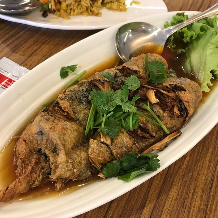 photo of Greenland Vegetarian Restaurant Deep Fried Veggie Fish In Soya Sauce shared by @applepancakes on  21 Aug 2020 - review