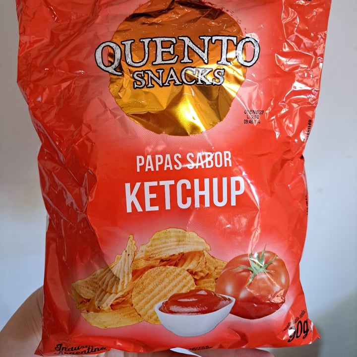 photo of Quento Snacks Papas Fritas Sabor Ketchup shared by @brensr on  16 Oct 2022 - review