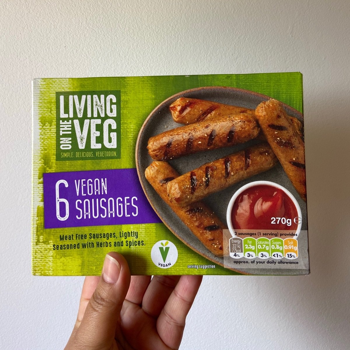 Vegan Sausages from Living on The Veg - Vegan Product Reviews & Ratings ...