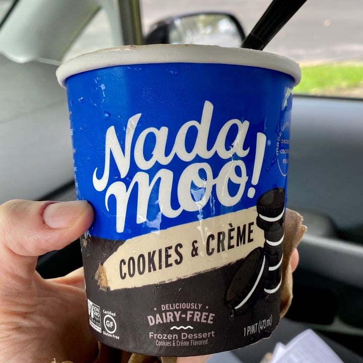 photo of NadaMoo! Cookie's & Cream Ice Cream shared by @jessierose on  19 Sep 2021 - review