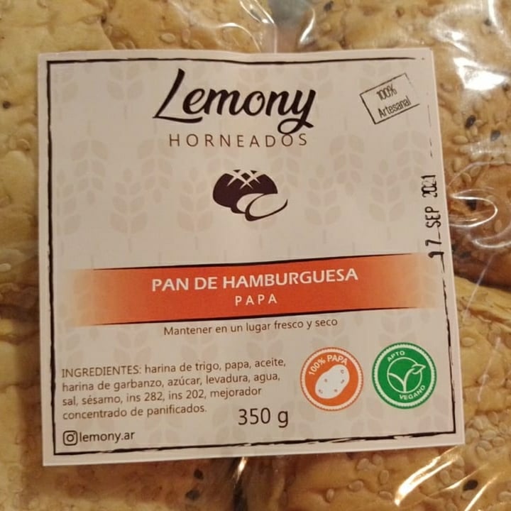 review photo of Lemony Pan para hamburguesa shared by @aguromeo on 11 Sep 2021 - review