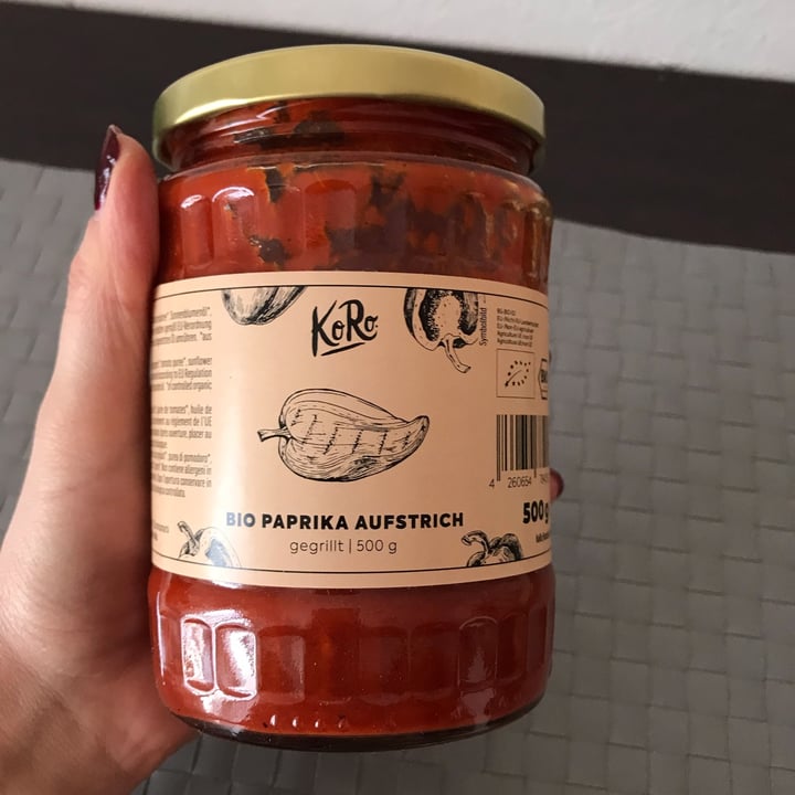 review photo of Koro Bio paprika aufstrich shared by @ilariastefania on 06 May 2022 - review