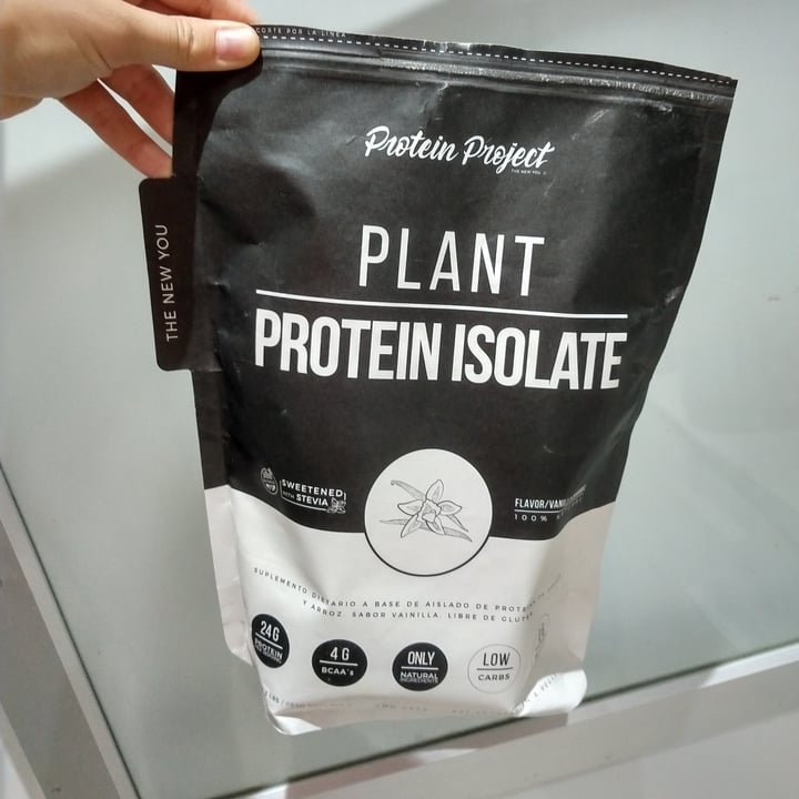 photo of Protein Project Vegan Protein Isolate Sabor vainilla Caramelo shared by @nutricionvegana on  16 May 2021 - review