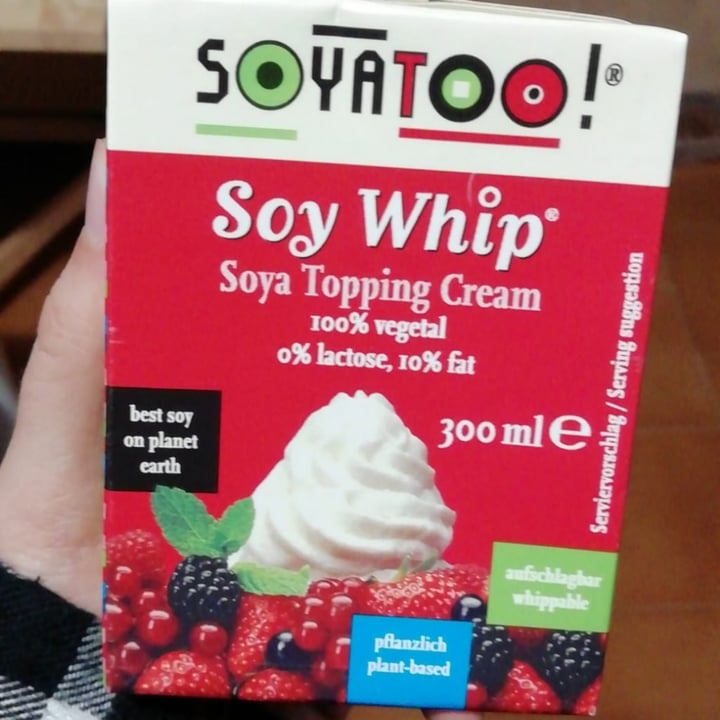 photo of Soyatoo! Soy Whip Soy Topping Cream shared by @cadodi on  21 Oct 2022 - review