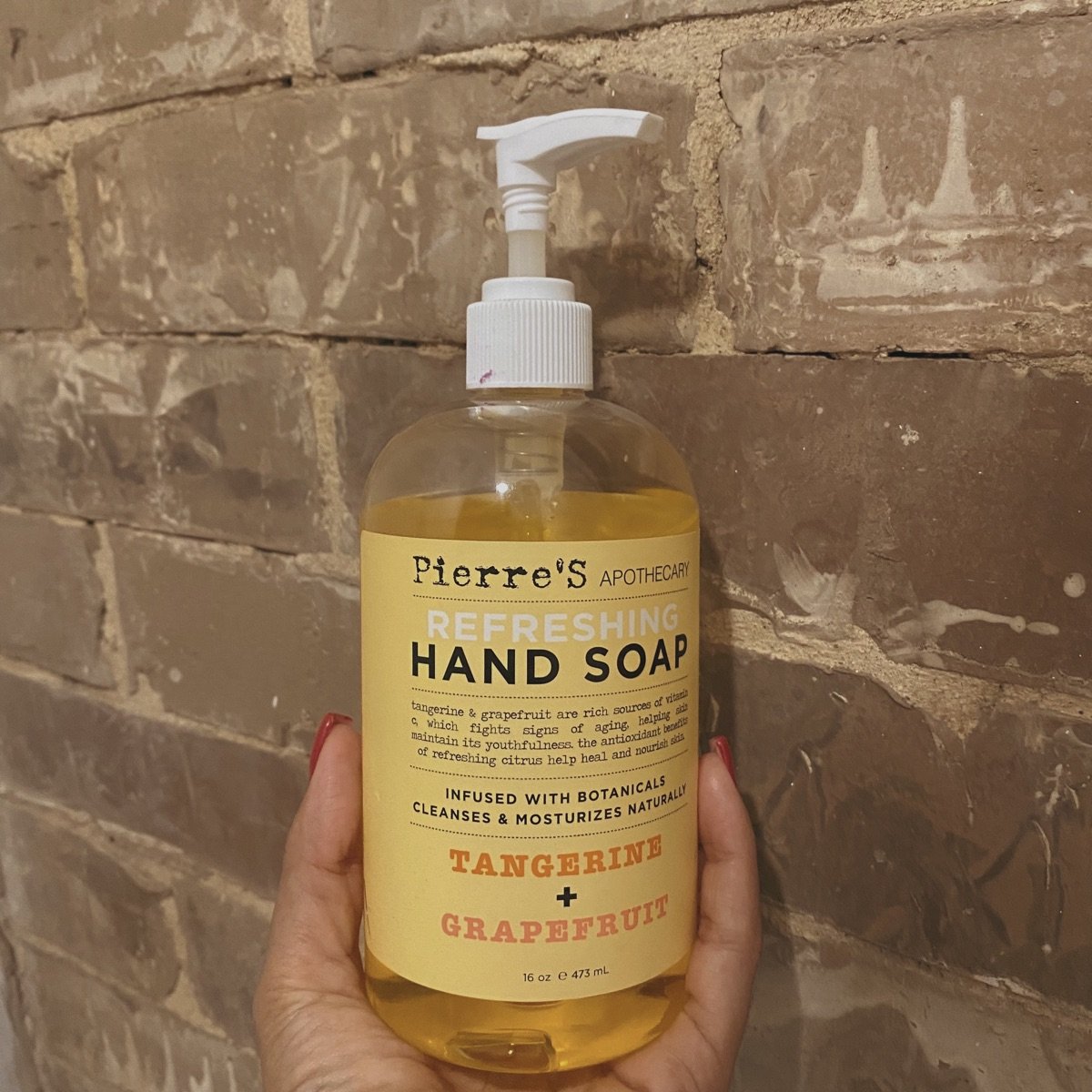 Pierre’s apothecary Hand soap tangerine + grapefruit Reviews abillion