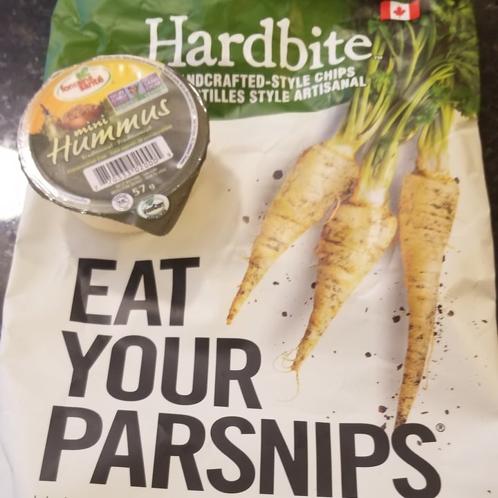 photo of Hardbite Parsnip Chips shared by @gqvegan on  17 Jan 2021 - review
