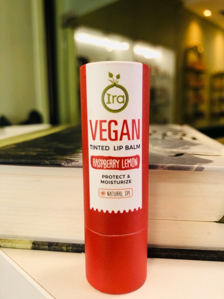 photo of IRA Natural Vegan Tinted Lip Balm: Raspberry Lemon shared by @thitiya on  16 Nov 2019 - review