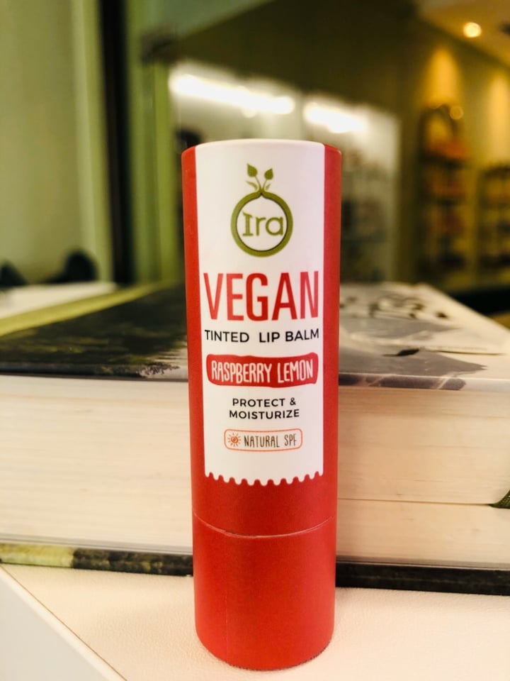 review photo of IRA Natural Vegan Tinted Lip Balm: Raspberry Lemon shared by @thitiya on 16 Nov 2019 - review