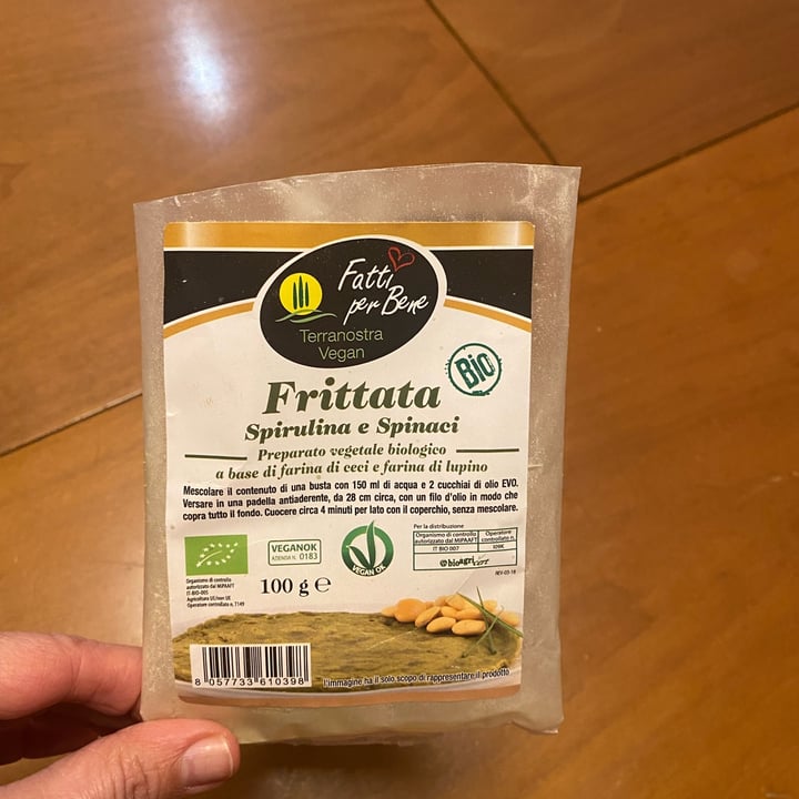 photo of Terranostra Vegan Frittata spirulina e spinaci shared by @alice1977 on  28 Feb 2022 - review