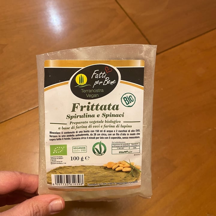review photo of Terranostra Vegan Frittata spirulina e spinaci shared by @alice1977 on 28 Feb 2022 - review