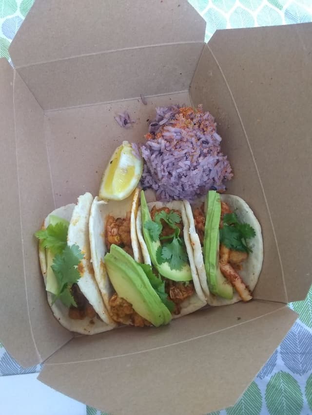 Foto del plato “Korean Tacos”