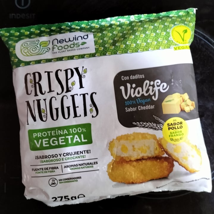 photo of Newind foods Crispy Nuggets con daditos Violife shared by @nereamp5 on  12 Dec 2022 - review