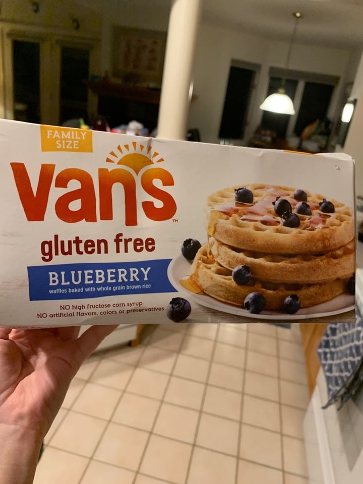 photo of Van’s Foods Gluten Free Blueberry Waffles shared by @ashley19 on  08 Jan 2020 - review