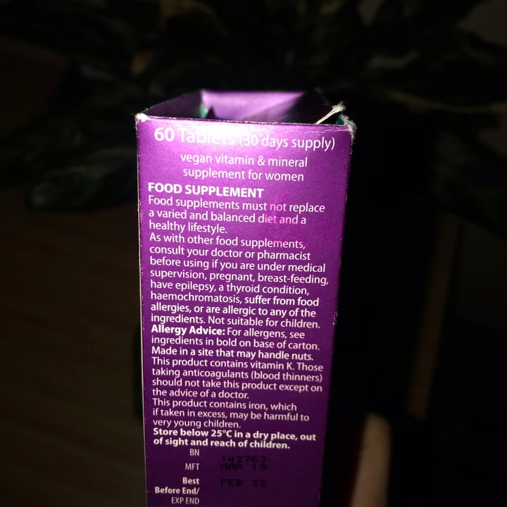 photo of Vitabiotics Wellwoman shared by @iraghad on  20 May 2020 - review