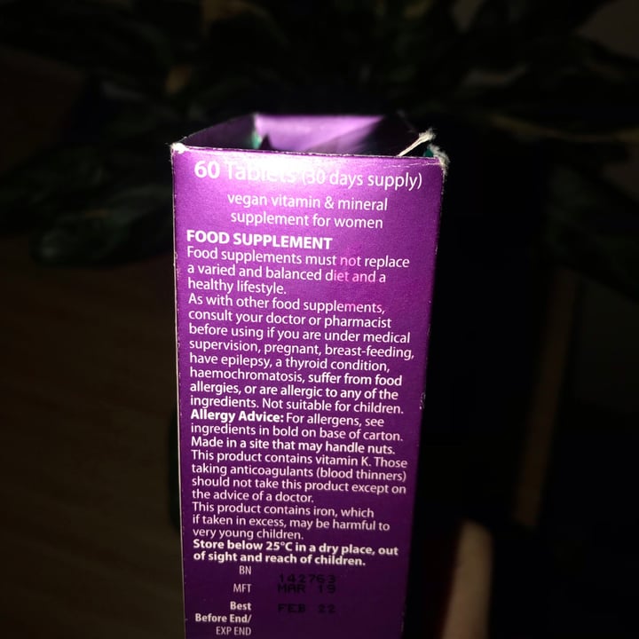 review photo of Vitabiotics Wellwoman shared by @iraghad on 20 May 2020 - review