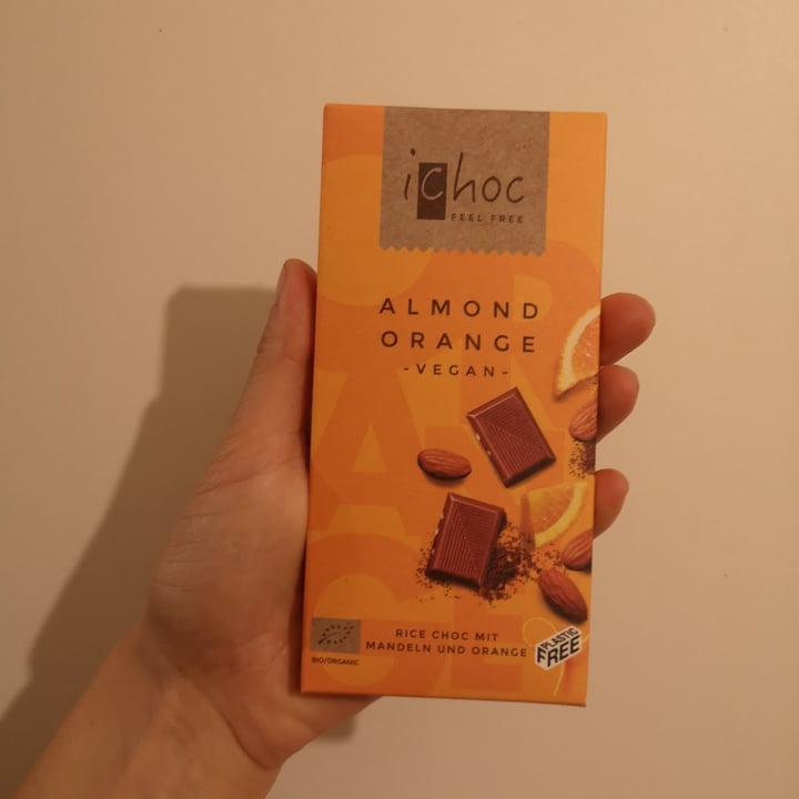 photo of iChoc Almond Orange Vegan Chocolate shared by @lilareva on  01 Nov 2020 - review