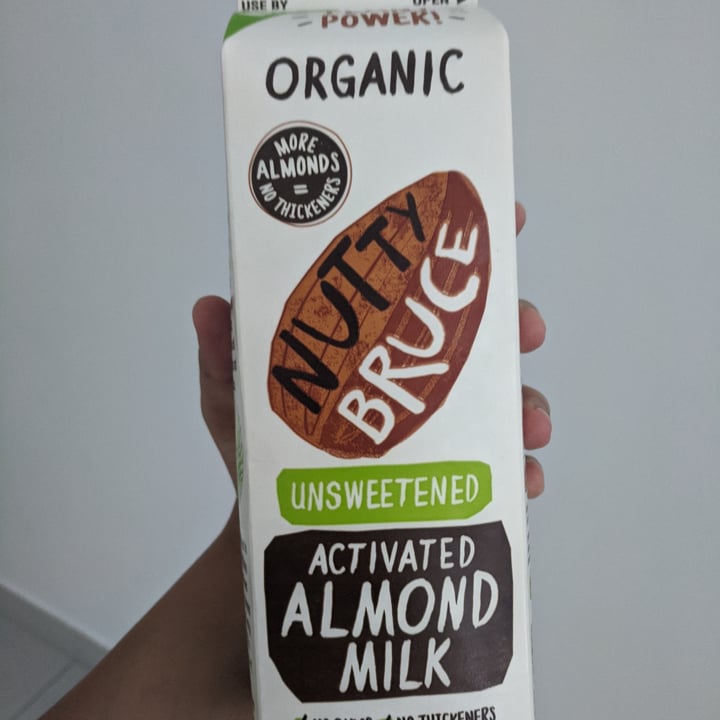 photo of Nutty Bruce Organic unsweetened activated almond milk shared by @preethiness on  04 Oct 2020 - review