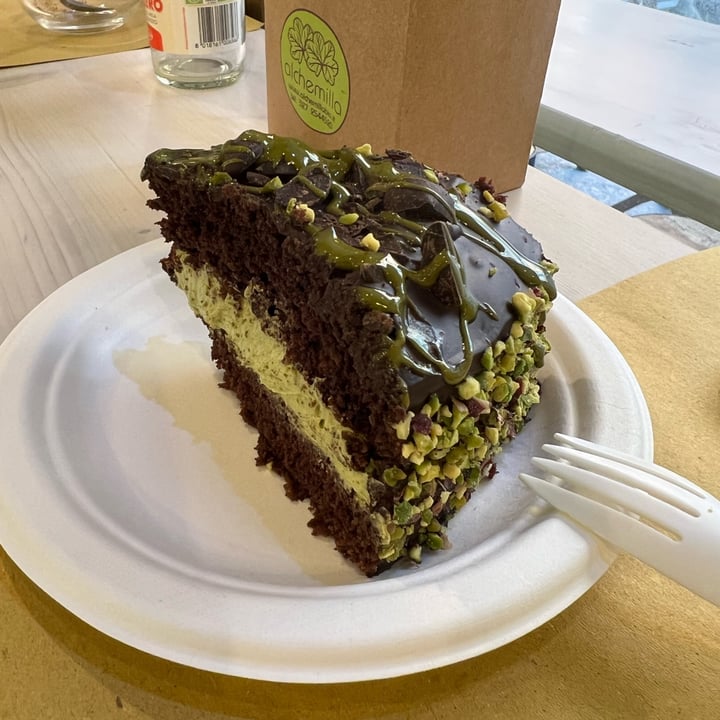 photo of Alchemilla Bio Sacher Al Pistacchio shared by @littleveganwitch on  13 Mar 2022 - review