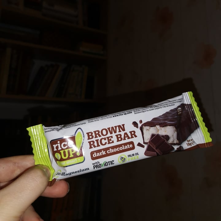 photo of Rice Up! Brown Rice bar dark chocolate shared by @valibabali on  23 Apr 2022 - review