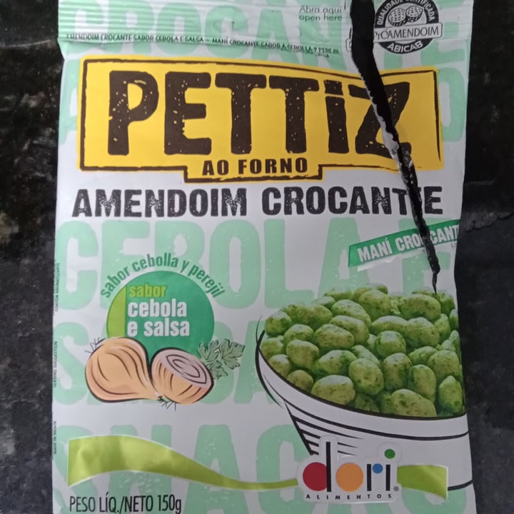 review photo of Pettiz Pettiz Amendoim Crocante Sabor Cebolla y Salsa shared by @fevidal on 22 May 2022 - review