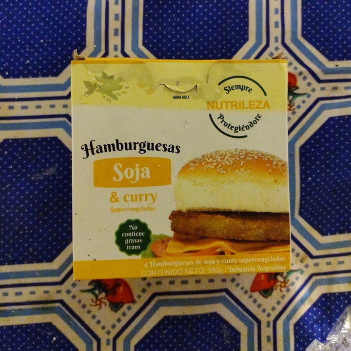 photo of Nutrileza Hamburguesa de Soja y Curry shared by @mailenn on  16 Nov 2020 - review