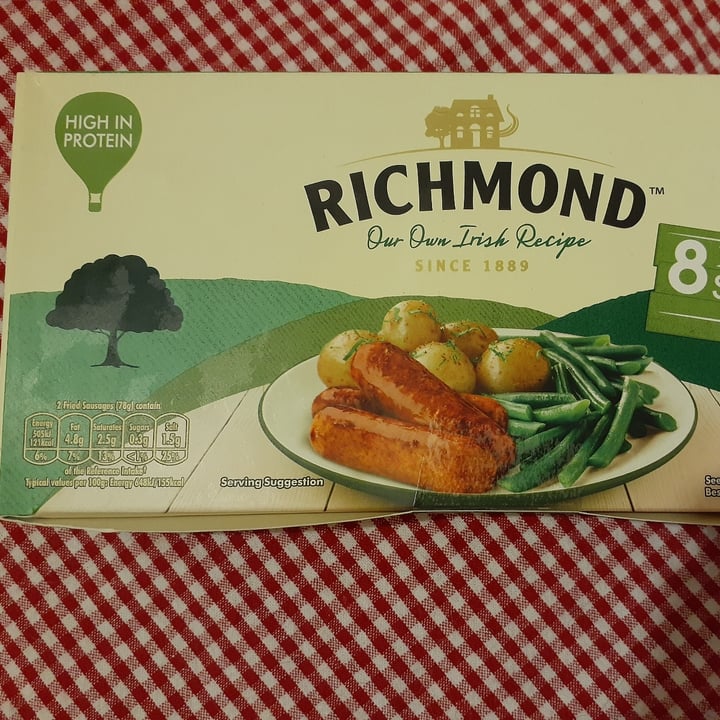 photo of Richmond Richmond Meat Free Sausages shared by @musicality on  20 Apr 2021 - review