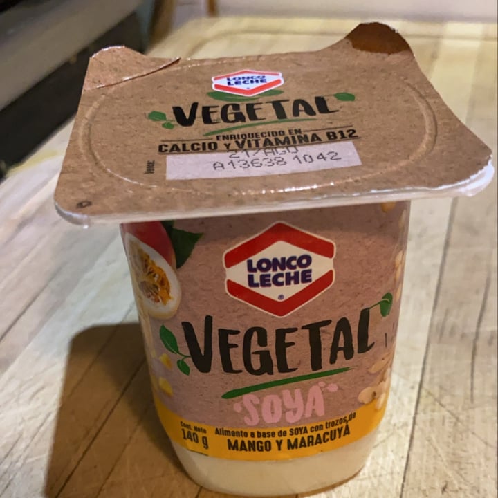 review photo of Lonco Leche Yogurt de soya mango maracuya shared by @nani-vegana on 21 Jul 2021 - review