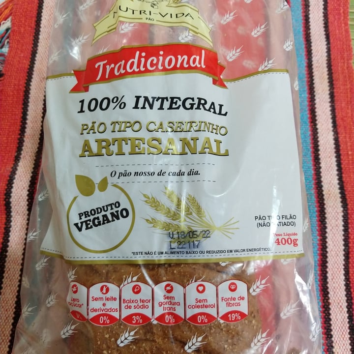review photo of Nutri-Vida Pão De Forma 100% Integral shared by @magagracio on 13 May 2022 - review