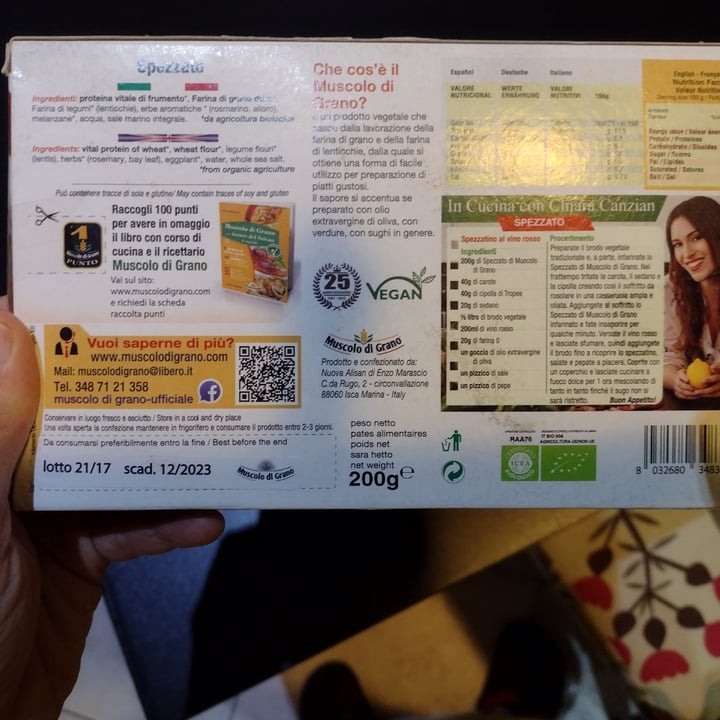 review photo of Muscolo di Grano Spezzato Vegan shared by @hannabee on 13 Mar 2022 - review
